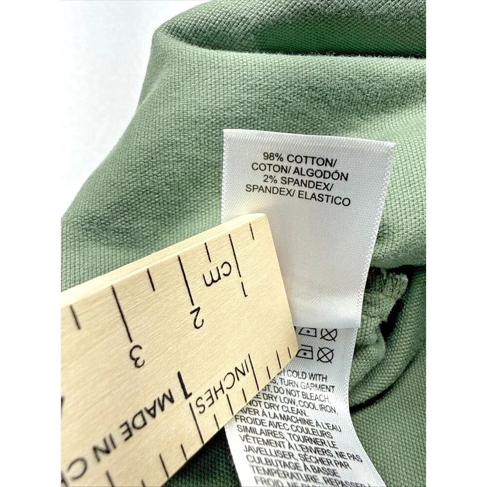 Lucky Brand Olive Green Cargo Shorts Women's Small Pull On Utility Pockets